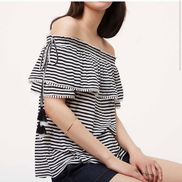 ☀️ Loft Off-Shoulder Top - Picture 2 of 9